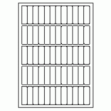 463 - Label Size 16mm x 52mm - 60 labels per sheet